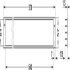 Ventilation Grille Rectangle 57x570mm Aluminium S.Brz C4 - view 3