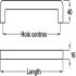 Metropolis Pull Handle 304 SSS 320mm Fixing Centres - view 2
