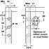 Traser-8 Cab Hanger 50kg Knock-in LH SZP - view 2