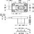 Dead bolt rim lock With fixed plate cylinder backset 25 mm Standard profile for series production of furniture Keyed different cylinder length 22 mm black key cap mounting: Left hand - view 5