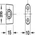 Rod Guide for D6mm Profile Zinc Alloy/Plastic PNP - view 2