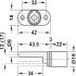 Symo3000 Cent Rotary Lock Dbl 22/17mm NP - view 2