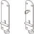 Flush Drop Bolt Inward Opening Bottom Mounting for Folding Patio Doors Slido Fold 100-U Top hung end folding system Length 190 mm with lock satin finish 943.32.097