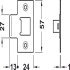 Tubular Mortice Latch BT 57/79mm EB - view 2