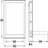 Shower Seat Drop Down Programma Cap Range PBA White finish - view 5