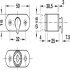 Symo3000 PushButton Push+Turn 25mm B NP - view 2