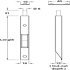 Sunk Slide Flushbolt 204x16mm Steel NP - view 2