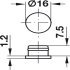 Symo3000 Cover Plate 1.2mm Zinc Alloy MNP - view 3
