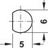 Profile Rod Ø 6 and Ø 8 mm Drawn Steel Ø 6 mm or Ø 8 mm Length 2000 mm polished nickel plated - view 2