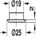 Cylinder Rosette D18mm Steel FNP - view 3