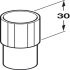 Plinth Shaft Extension 70mm Plastic Black - view 2