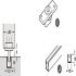 Bottom Channel for Sliding Interior Doors Hawa-Junior/Foldaside Top hung system Length 2100 mm 409.14.010