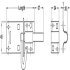 Brenton Pat Padlock Bolt 173x45mm Steel Black - view 2