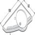 Support Washbasin Fixed Version Ropox Left hand version - view 3
