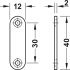 Magnetic Catch HR 300D 5.0kg SF Aluminium/Steel - view 2