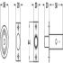 Mortice Door Security Bolt Brs/Steel Polished Brass - view 2