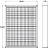 Intumescent Fire Grille 300x300mm Galvanised - view 2