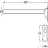 Nyma Style D35x800mm Hng Grb Rail PSS - view 2