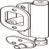 HafeleFld 100U Inter Pivot Hinge 316 SSS 943.32.218