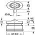 Symo3000 Gls Dr Lock Hinged Dr SF PNP - view 2