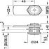 Cam Lock Sqr Profile Key 13.0mm Dir.1 - view 2