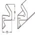HafeleFld 100U Frm PerimeterSeal 15m Wht 943.32.060
