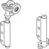 HafeleFld 100U End Hanger Std Set LH SSS 943.32.796