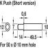K Push Tech Conc Short w Magnet Grey - view 4