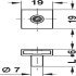 Arresting Pin for General Purpose Use Symo 3000 for central locking rotary lock Length 13.0 mm - view 3