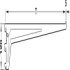 Flange Bracket 3 Hk 120x500mm 65kg Silver - view 2