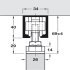 Complete Set for Sliding Interior Doors Hawa-Junior 80 Top hung system For 1 door Junior 80/Z without SoftMove 80 - view 2