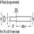 K Push Tech Conc Long w Magnet Grey - view 4