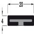 Intumes Strip FD60 2100x20x4mm Brw - view 2