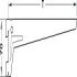 Flange Bracket 2 Hk 70x230mm 55kg Silver - view 2