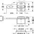 Cylinder CamLock w Trap D19mm H1 Dir.A - view 2