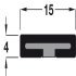 Intumes Strip FD30 2100x15x4mm Brw - view 2