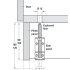 Plinth Adj w Supp Bracket M10x100mm Galvanised Steel - view 3