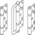 Hinge Handle Set for Folding Patio Doors Slido Fold 100-U Top hung end folding system Satin finish 943.32.074