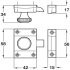 Window/Door Catch for Window Shutters Brass Polished chrome - view 2