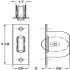 Sash Pulley AxleBearing 118x26mm SBZ Polished Brass - view 2