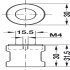 Symo3000 Fix Adapt Knob D30mm Zinc Alloy MNP - view 3