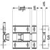 Barrel Bolt for Screw Fixing Brass Length 40 mm chrome plated - view 5
