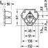 Square Table Leg 60x60x705mm Steel Steel Col - view 2
