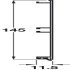 Plinth Panel 145x3000mm Anodised Gph - view 3
