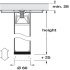 Leg w Adj D60x870mm Tub Steel PCP - view 5