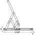 Friction Hinge Std 305mm 430 Stainless Steel - view 2