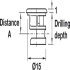 Minifix 15 Housing 16mm w Rim NP - view 4