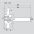 Concealed Door Closer Kit Zinc Alloy with Plated Steel Links Soss For interior doors Satin brass plated - view 5