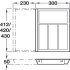 eXTray Oak Cutlery Ins 408/600-1000mm - view 3