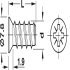 Varianta Screw, Countersunk Head, PZ2, Ø 5.0 mm Hole, Nickel Plated, 13.5 mm - view 2